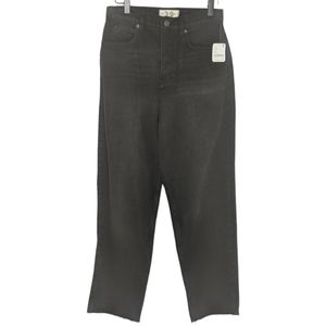 NEW Free People We The Free Georgine Mom Jean Curvy Obsidian Black Size 29